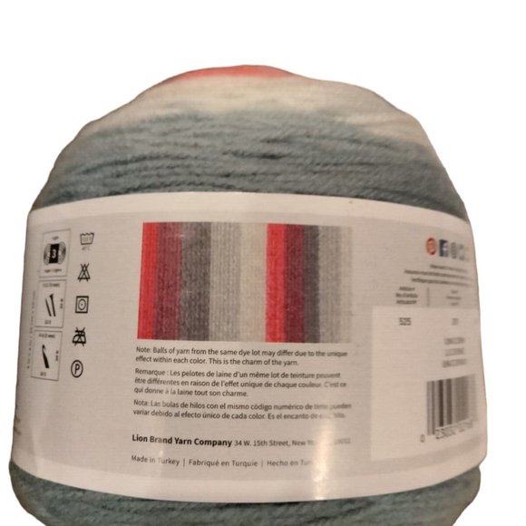 Mandala Unicorn Yarn Gray silver white pale pink hot pink Gorgeous New - Picture 3 of 5